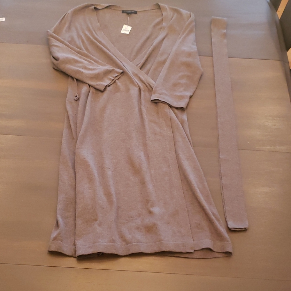 gray sweater dress